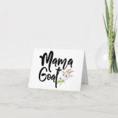 Niedlich Mama Goat BLANK Karte (Vorderseite)