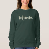 NIEDLICH Mama Green Sweatshirt (Vorderseite)