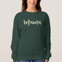 NIEDLICH Mama Green Sweatshirt