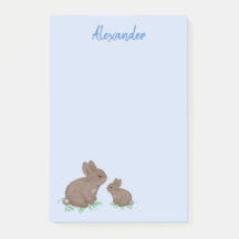 Niedlich Mama mit Baby Bunny in Clover Blue