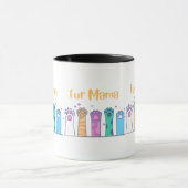 Niedlich Mama Paw Design Tasse (Zentrum)
