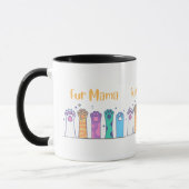 Niedlich Mama Paw Design Tasse (Links)