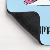 Niedlich Mama Shark und Baby Shark Mousepad (Ecke)