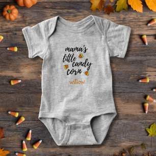 Niedlich Mama's Little Candy Corn Girl Baby Bodysu Strampler