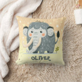 Niedlich Mammoth Personalisiert Kissen (Decke)