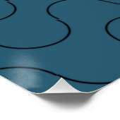 Niedlich Manatee Hugger Cartoon Tier Poster (Ecke)