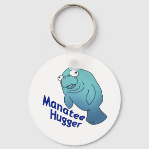 Niedlich Manatee Hugger Cartoon Tier Schlüsselanhänger