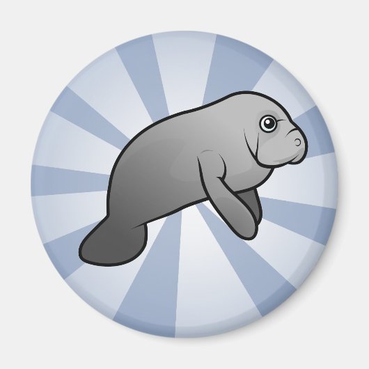 Niedlich Manatee Magnet (Vorne)