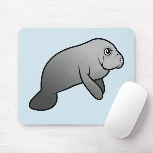 Niedlich Manatee Mousepad (Mit Mouse)