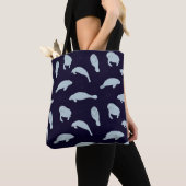 Niedlich Manatee Muster Tasche (Von Nahem)