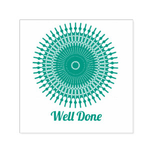 Niedlich Mandala Gut Fertige Lehrer Briefmarke Permastempel