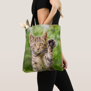 Niedlich Maneki Neko Katzenkätzchen Funny Gewirbel Tasche