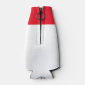 Niedlich Manga Nurse Redhead Blue Eyes Custom Flaschenkühler (Rückseite)