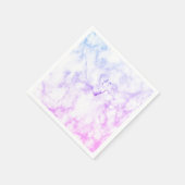 Niedlich Marble Ombre Serviette (Ecke)