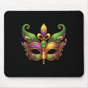 Niedlich Mardi Gras Mask Fun 2025 Mardi Gras Party Mousepad