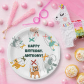 Niedlich Marionettes Puppet Show Themed Kindergebu Pappteller (Party)