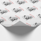 Niedlich Marmot Animal Thunder_Cove Geschenkpapier (Ecke)