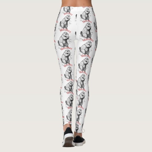 Niedlich Marmot Animal Thunder_Cove Leggings (Rückseite)
