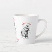 Niedlich Marmot Animal Thunder_Cove Milchtasse (Rechts)