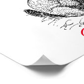 Niedlich Marmot Animal Thunder_Cove Poster (Ecke)