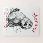 Niedlich Marmot Animal Thunder_Cove Puzzle (Horizontal)