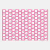 Niedlich Marshmallows Geschenkpapier Set (Vorderseite 2)