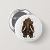 Niedlich Mastodon Button (Vorne & Hinten)