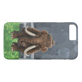 Niedlich Mastodon Case-Mate iPhone Hülle (Rückseite (Horizontal))