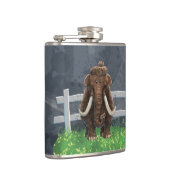 Niedlich Mastodon Flachmann (Rechts)