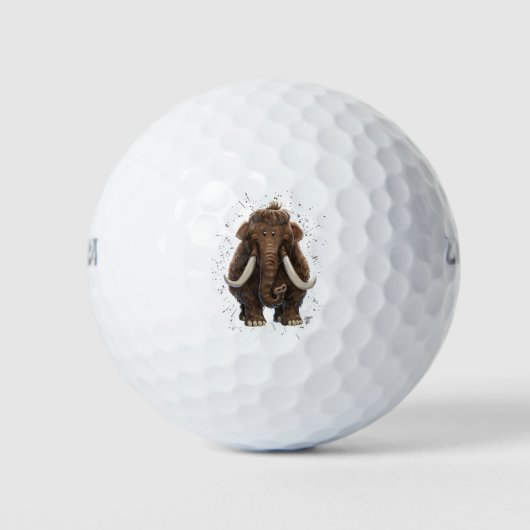 Niedlich Mastodon Golfball (Vorderseite)