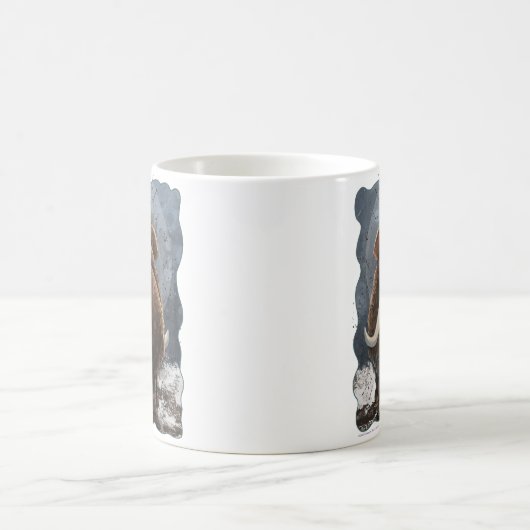 Niedlich Mastodon Kaffeetasse (Mittel)