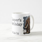 Niedlich Mastodon Kaffeetasse (VorderseiteRechts)