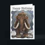 Niedlich Mastodon Karte<br><div class="desc">Süße Tier Parade Mastodon ist für die lustige Seite von Ihnen und ist perfekt für Tierfreunde jeden Alters. Sehen Sie dieses niedliche prähistorische Tier,  das von vorne und von hinten auf viele Produkte mit Kunstwerken unseres preisgekrönten Künstlers Traci Van Wagoner kommt.</div>