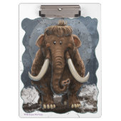Niedlich Mastodon Klemmbrett (Vorderseite)