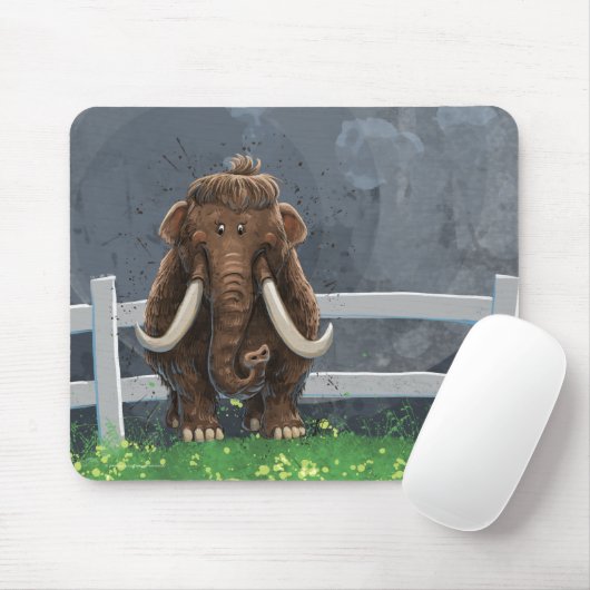 Niedlich Mastodon Mousepad (Mit Mouse)
