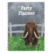 Niedlich Mastodon Notizblock (Vorderseite)