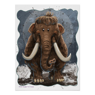 Niedlich Mastodon Poster