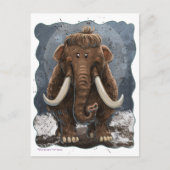 Niedlich Mastodon Postkarte (Vorderseite)