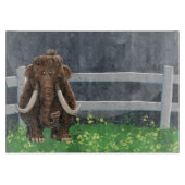 Niedlich Mastodon Schneidebrett (Vorderseite)