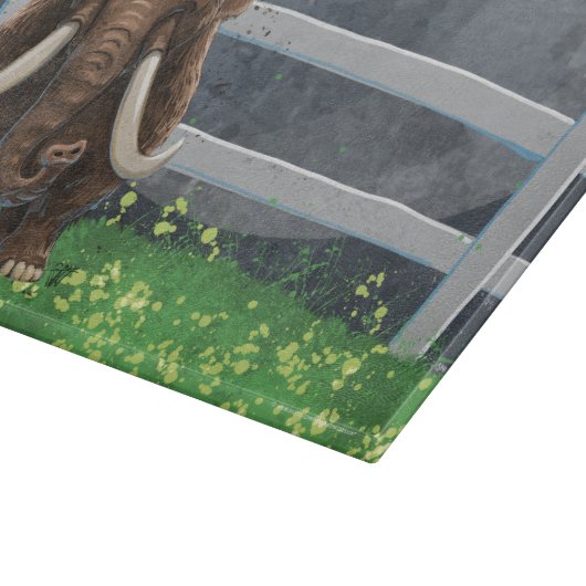 Niedlich Mastodon Schneidebrett (Ecke)