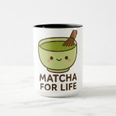 Niedlich Matcha Bowl Sticker Tasse (Zentrum)