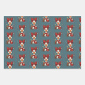 Niedlich Matching Christmas Goose Funny Family Duc Geschenkpapier Set (Vorderseite)