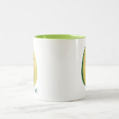 Niedlich Matching Couple Avocados Funny Lasse Avoc Zweifarbige Tasse (Mittel)