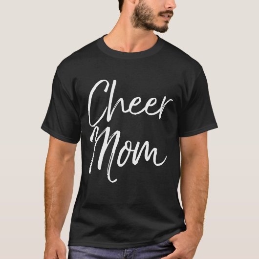 Niedlich Matching Family Cheerleader Mutter Cheer  T-Shirt (Vorderseite)