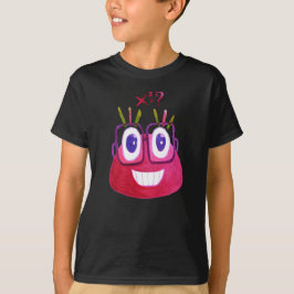 Niedlich Mathe Character Watercolor Geek Candy T-Shirt