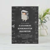 Niedlich Mathe Kids Kindergarten Abschluss Einladung (Stehend Vorderseite)