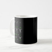 Niedlich Mathematiklehrer Gleichung Skelett Math S Kaffeetasse (Vorderseite Links)