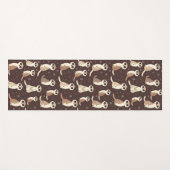 Niedlich Meerkat Muster Yogamatte (Vorderseite (Horizontal))