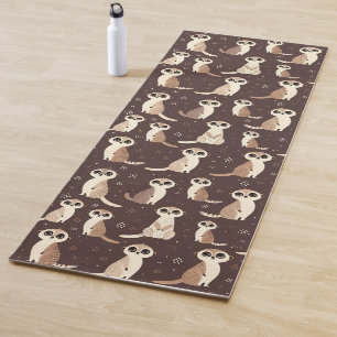 Niedlich Meerkat Muster Yogamatte