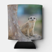 Niedlich Meerkat Sat on Tree Dosenkühler (Rückseite)